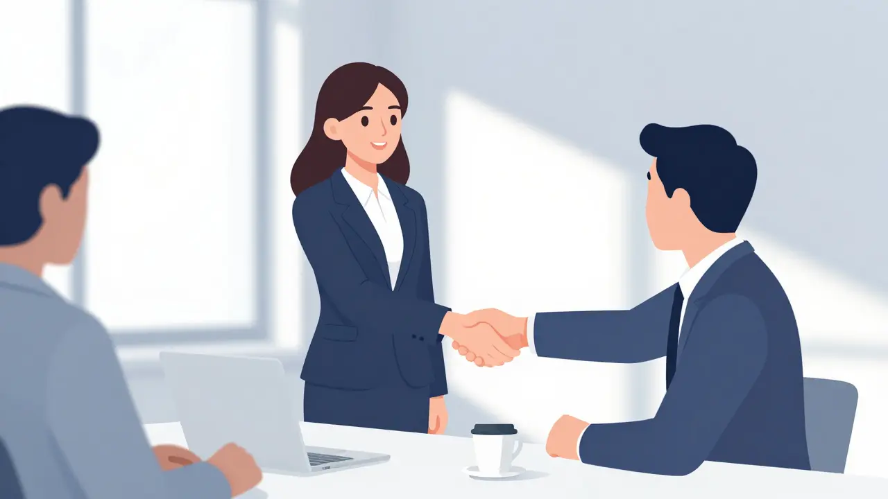 Professional companion providing non-sexual services at a business event.